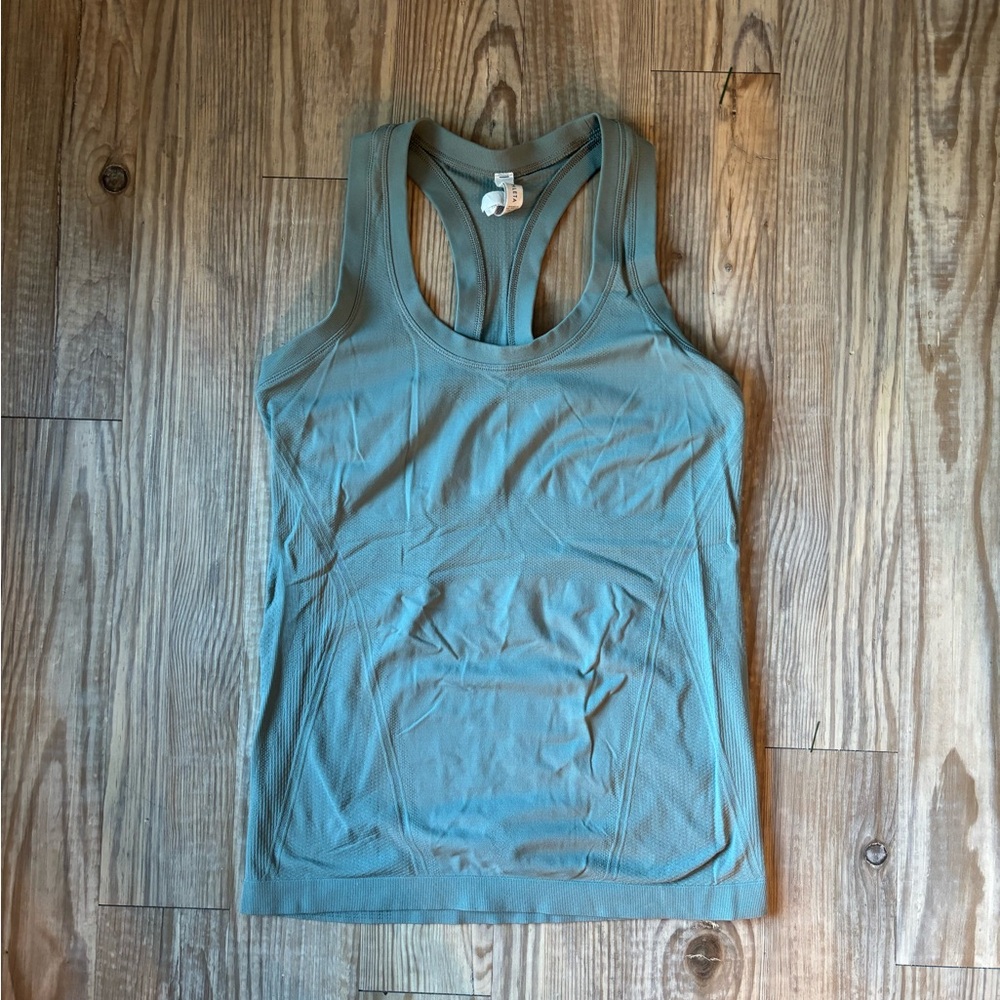 Athleta Sage Green Racerback Performance Tank